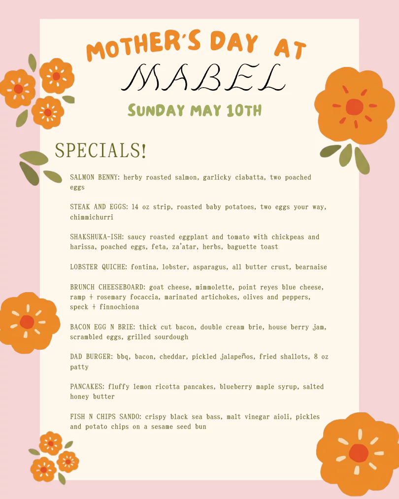 Mother's Day at Mabel